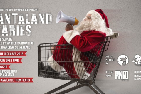 Santaland Diaries by David Sedaris and Christmas Cabaret hosted by Victoria Mintey