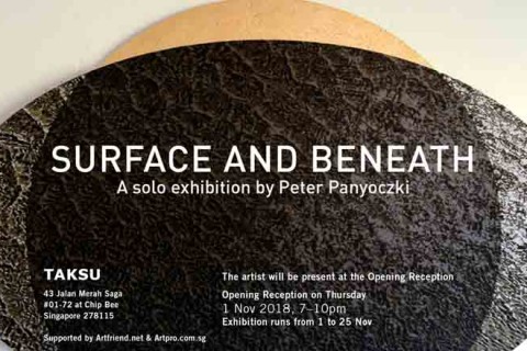 Surface And Beneath, a solo exhibition by Peter Panyoczki