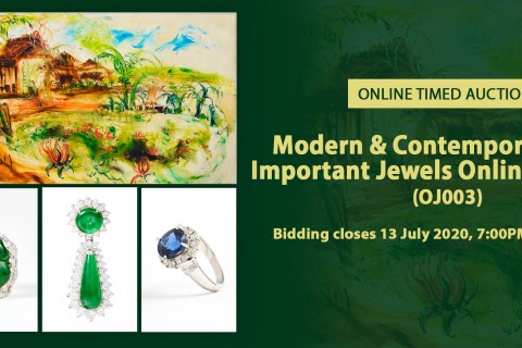 Modern & Contemporary Art; Important Jewels Online Auction (OJ003)