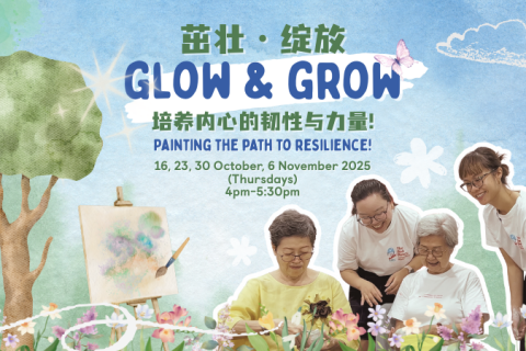 Glow & Grow - A 4-Session Art Therapy Programme For Seniors