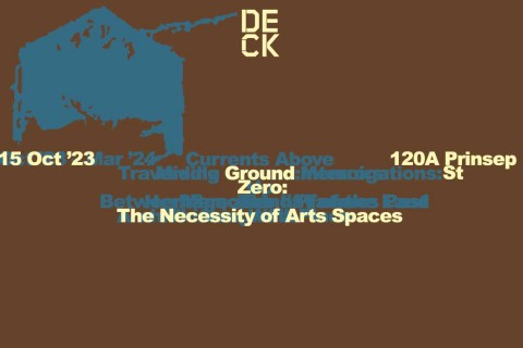 Ground Zero: The Necessity of Arts Spaces