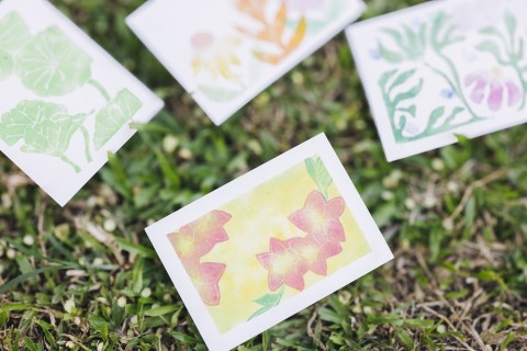 Arty Afternoon | Garden City Sights: Postcard Monotypes