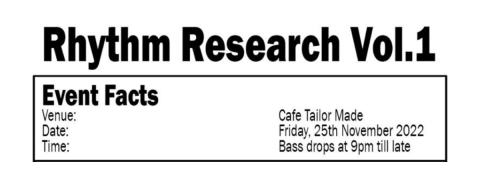 Rhythm Research Vol. 1 | Leftmind International