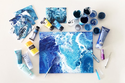 Acrylic Pour Art Workshop