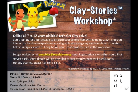 Clay-Stories™ Workshop (7 to 12 years old)