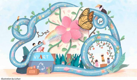 ViaRT, a children's Upcycled Art Award Open Call 2022