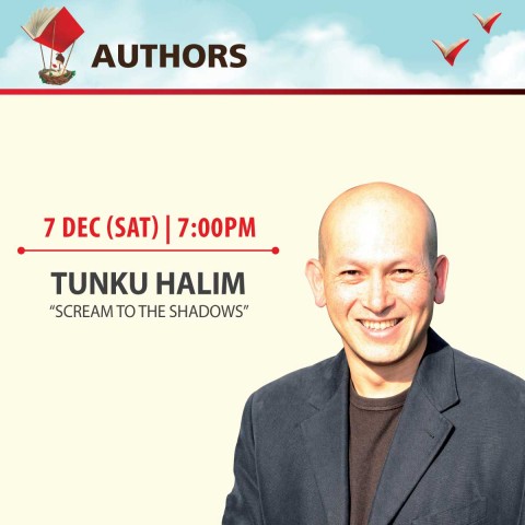 Book sharing session by Tunku Halim, author of “Scream to the Shadows”