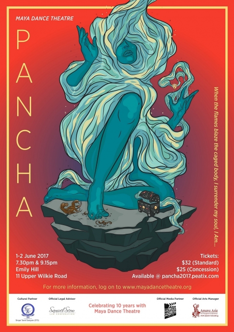 PANCHA - When the flames blaze the caged body, I surrender my soul, I Am …