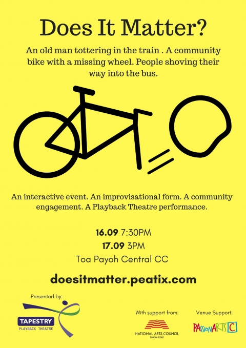 Does It Matter? A Playback Theatre performance