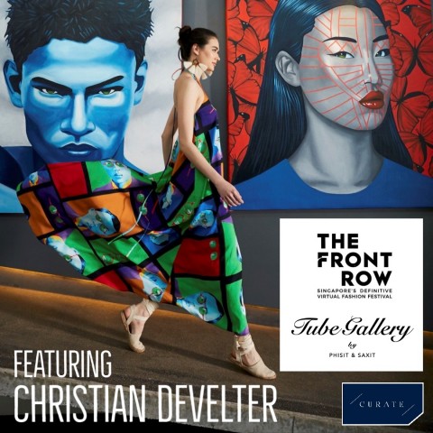 'Develter x Tube Gallery' - The Launch of Internationally Renowned Artist Christian Develter's Resort Wear Collection Live on the Runway