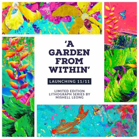 ‘A Garden From Within’ by International Artist Mishell Leong