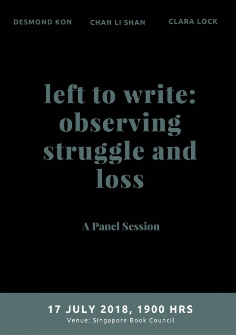 Left to Write: Observing Struggle and Loss - Panel Discussion