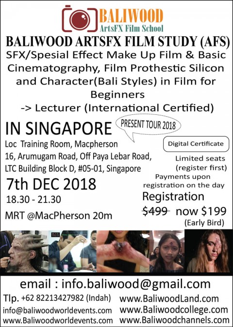 Special Effect Film Make Up, Prothestic & Character (Bali Styles) for Beginners