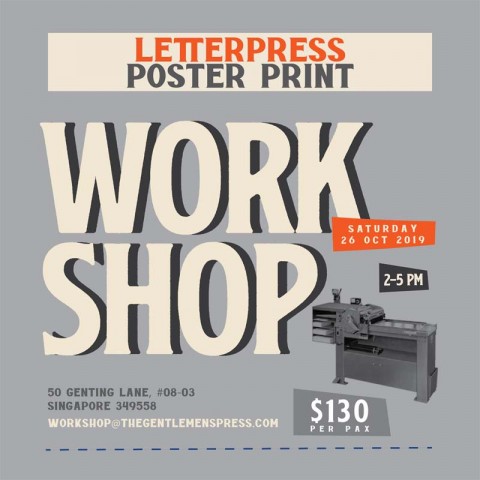 Letterpress Poster Workshop