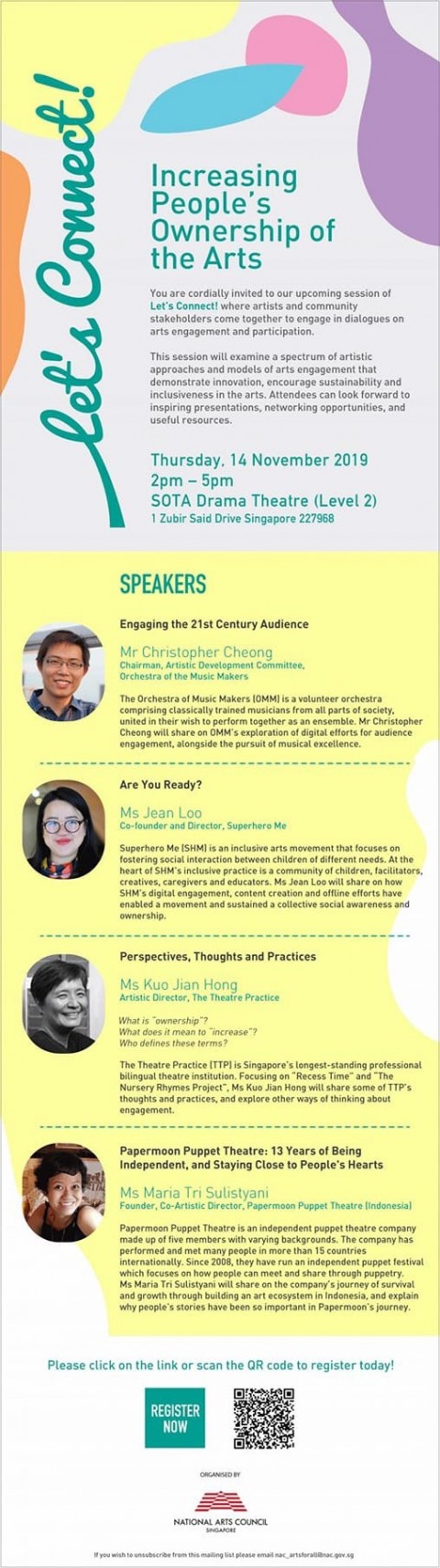 Let's Connect! : Increasing People's Ownership of the Arts