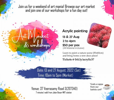 Acrylic painting workshop