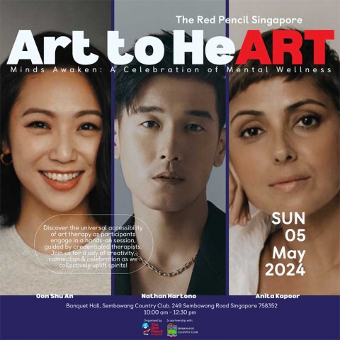 The Red Pencil Singapore Art Therapy Event - Minds Awaken: A Celebration of Mental Wellness