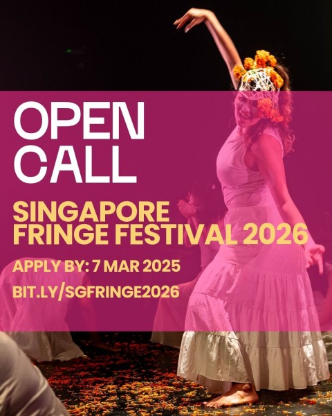 Open call for Singapore Fringe Festival 2026