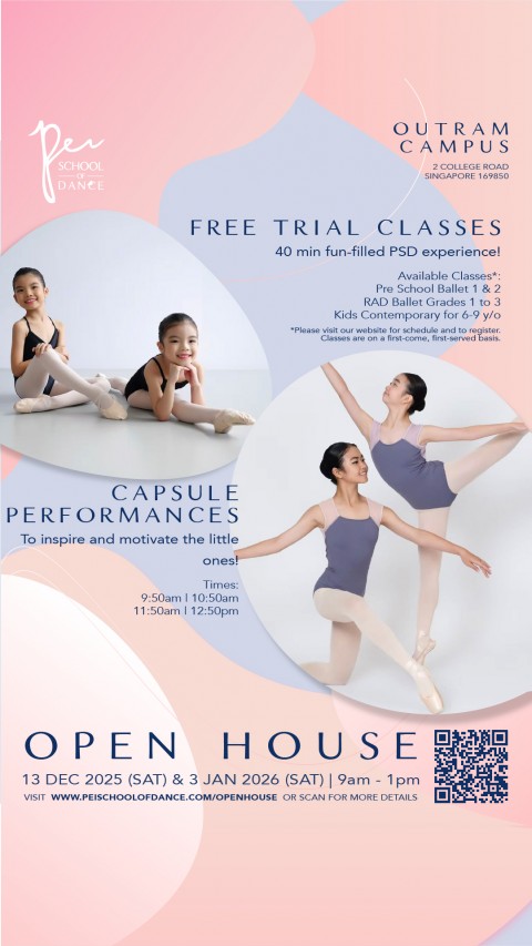 Pei School of Dance Outram Campus Open House