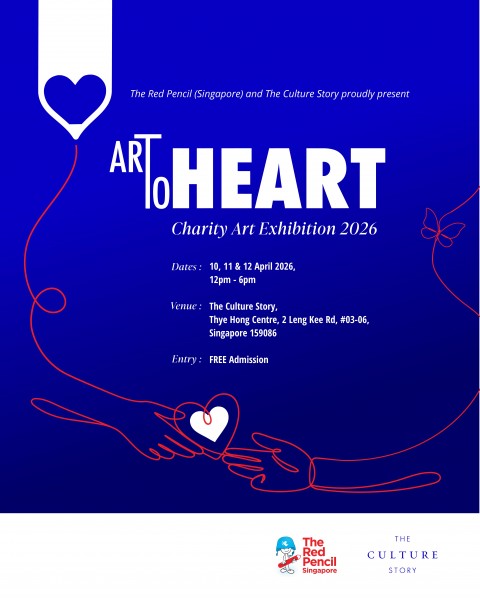 The Red Pencil (Singapore) Art to HeART Charity Art Exhibition 2026