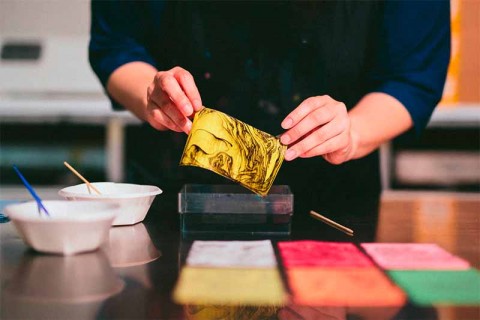 STPI Arty Afternoon | Journey of Serenity: Exploring Paper Marbling