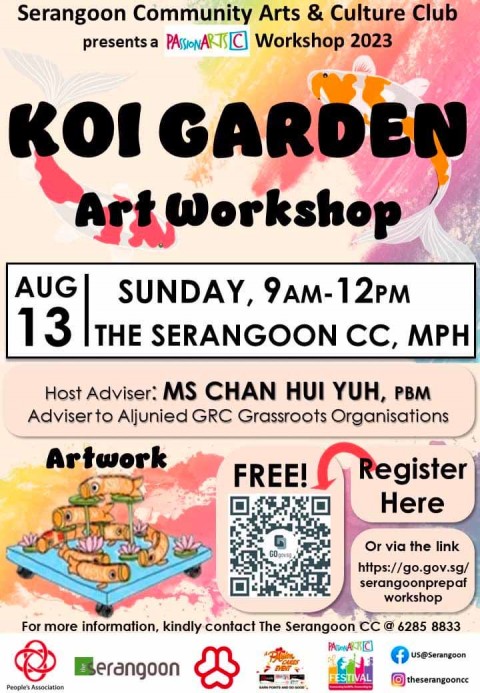 PAssionArts Festival 2023: Koi Garden Art Workshop 