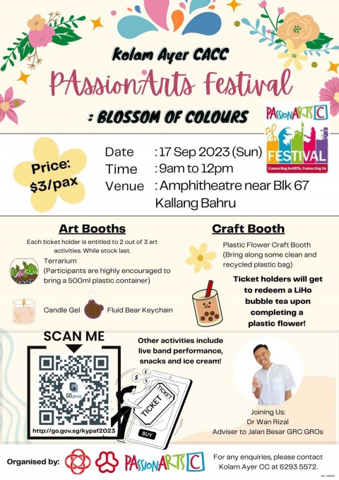Kolam Ayer CACC PAssionArts Festival 2023: Blossom of Colours