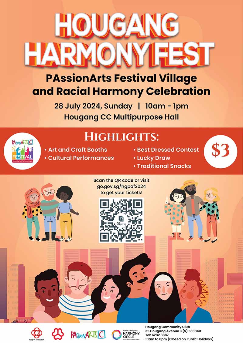 Hougang Harmony Fest PAssionArts Festival Village and Racial Harmony