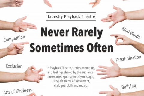 Never Rarely, Sometimes Often - a Playback Theatre performance.