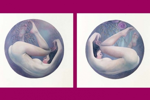 Violet Exhibition by Jennifer Chalklen