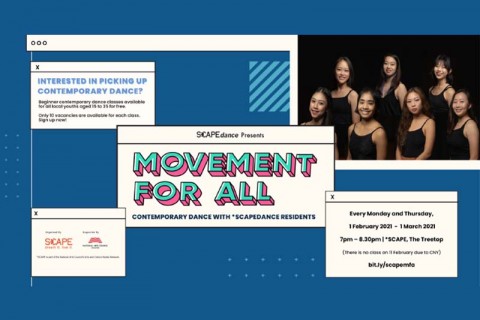 Movement For All: Contemporary Dance with *SCAPEdance Residents