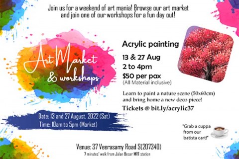 Acrylic painting workshop
