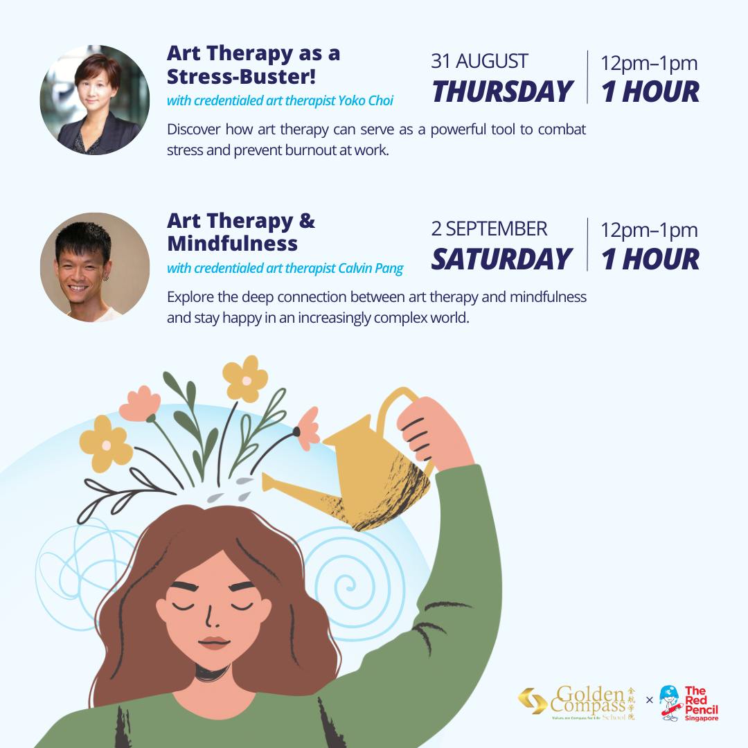 The Red Pencil (Singapore)’s FREE Art Therapy Lunchtime Talks Arts