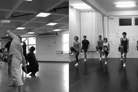 Nine Years Theatre Suzuki Method of Training and Viewpoints classes