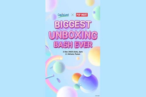 Biggest CapitaLand x POP MART unboxing bash ever!
