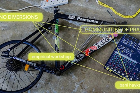Metal Machine Mischief (or how to make noise music with bicycles). Workshop led by artist bani haykal