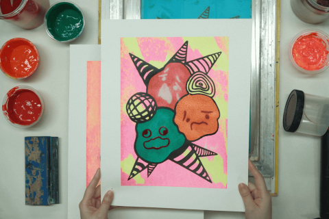 Screenprinting & Flocking | Layers of Identity 