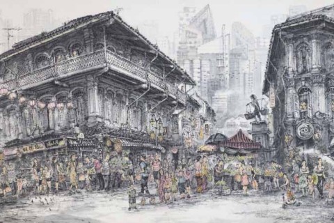 Forever | 人长久 Ink Paintings by Tung Yue Nang