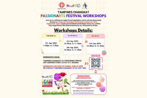 Tampines Changkat PAssionArts Festival Flower Competition 2023