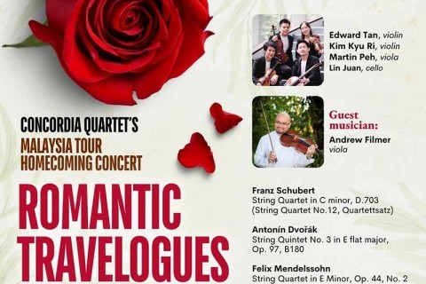Romantic Travelogues - Concordia Quartet’s Malaysia Tour Homecoming Concert