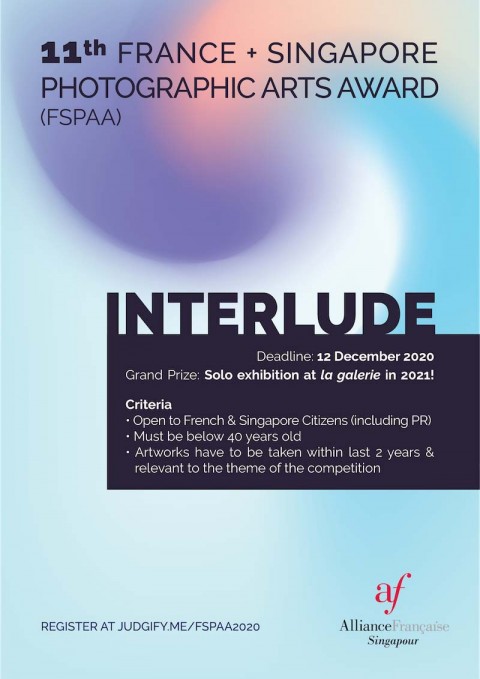 11th France + Singapore Photographic Arts Award (FSPAA) 