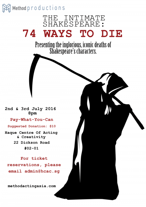 The Intimate Shakespeare: 74 Ways to Die