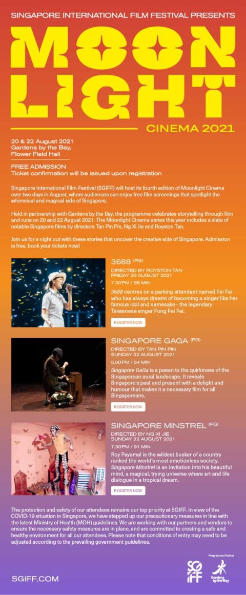 SGIFF Moonlight Cinema 2021