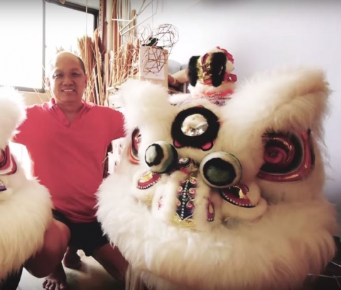 A Lighter Side of History: A Lion Dance Costume Maker 