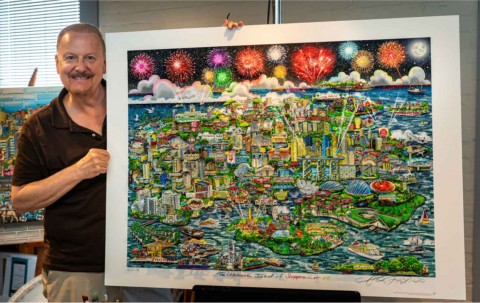 Charles Fazzino: The Unbelievable Island of Singapore