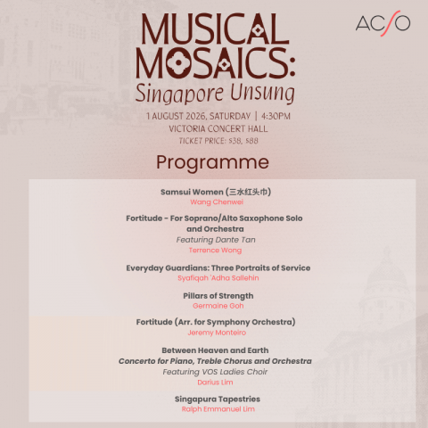 Musical Mosaics: Singapore Unsung