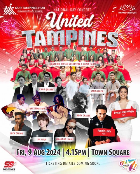 Our Tampines Hub Celebrates 59th National Day with Music & Cultural Extravaganza
