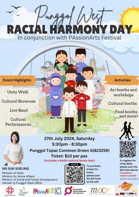 Punggol West Racial Harmony Day in Conjunction with PassionArts Festival