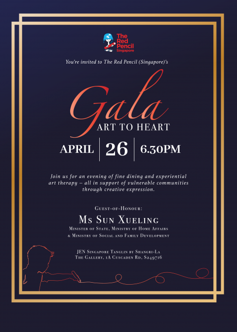 The Red Pencil (Singapore)'s Inaugural Art to HeART Charity Gala Dinner