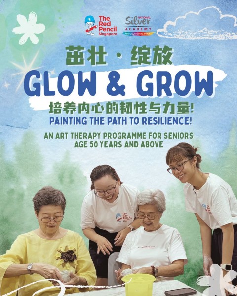 Glow & Grow - A 4-Session Art Therapy Programme For Seniors